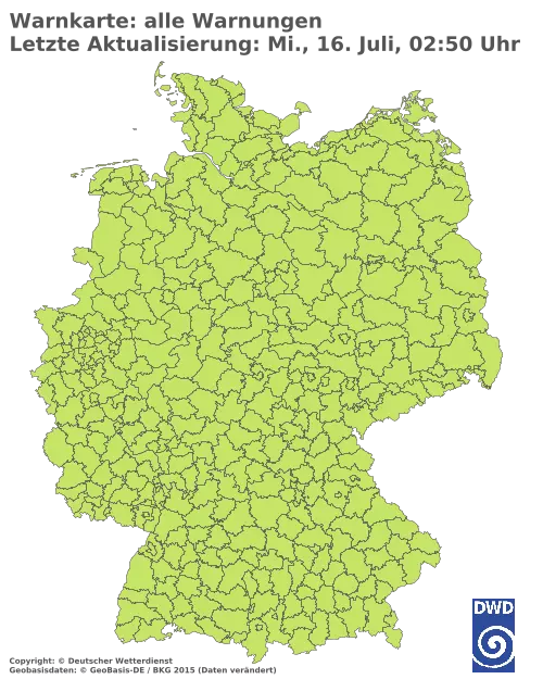 Aktuelle Wetterwarnungen für  Kitzingen