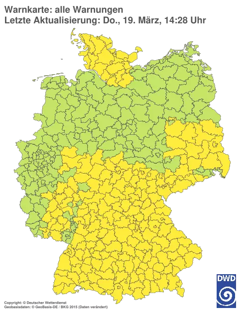 Aktuelle Wetterwarnungen für %region%