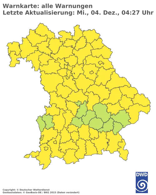 Aktuelle Wetterwarnungen für  Kitzingen