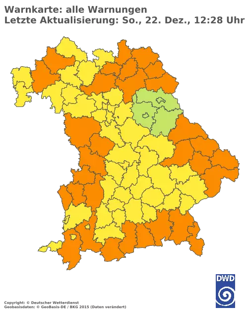 Aktuelle Wetterwarnungen für  Kitzingen