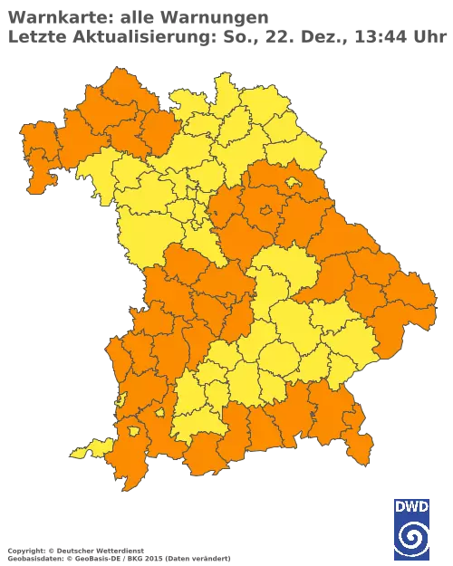 Aktuelle Wetterwarnungen für  Kitzingen