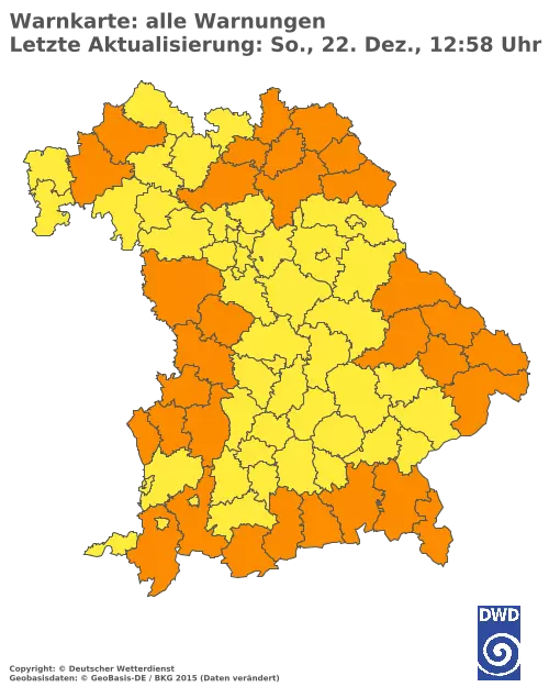 Aktuelle Wetterwarnungen für  Kitzingen