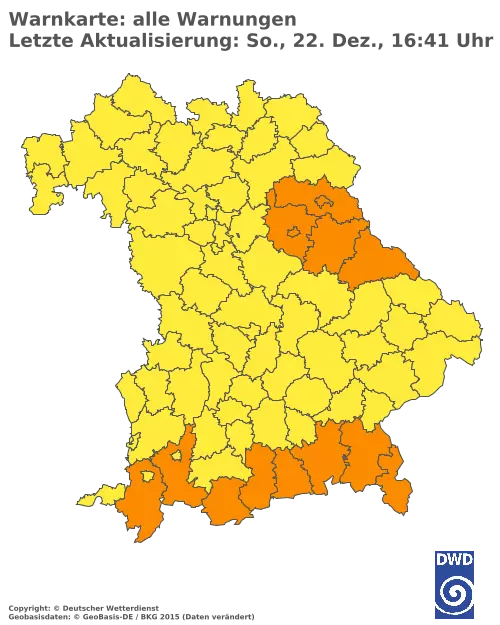 Aktuelle Wetterwarnungen für  Kitzingen