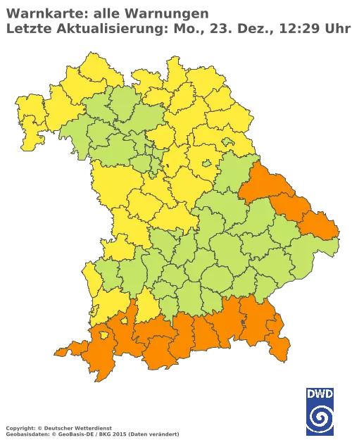 Aktuelle Wetterwarnungen für  Kitzingen